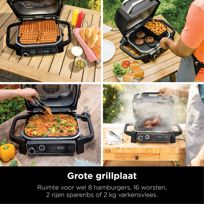 Ninja Woodfire Outdoor Barbecue, Grill & Airfryer OG701EU